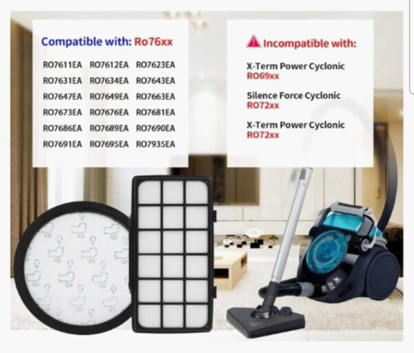 ROWENTA TEFAL filter set