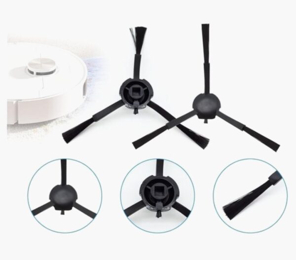 Side brush compatible with Dreame X30 Ultra/L10s Pro Ultra Heat/L10s Ultra Gen 2/Mova S10/E30 Ultra High-quality replacement