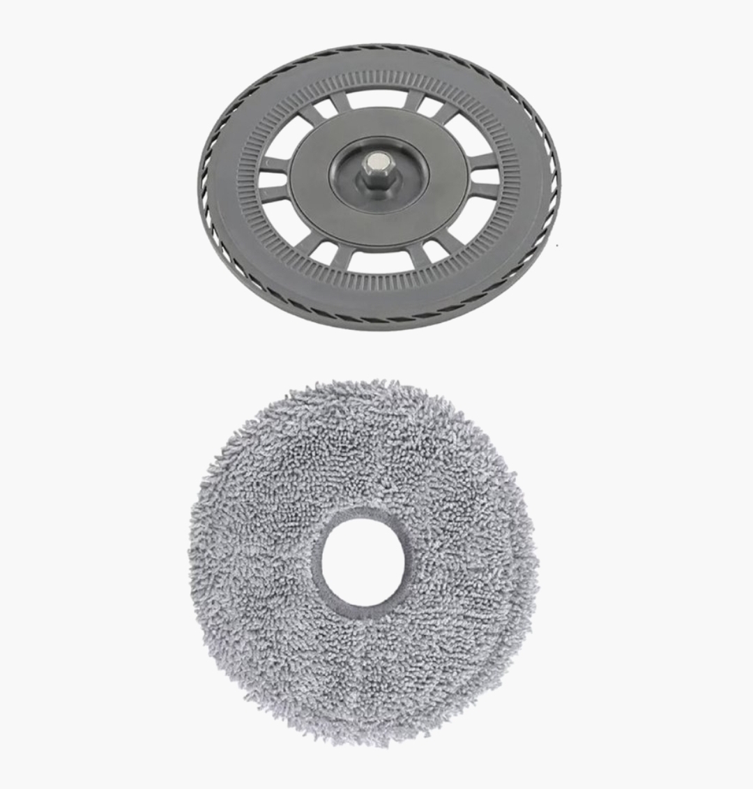 1 x Mop pad houder tray + 1 x mop dweildoek compatibel met Dreame