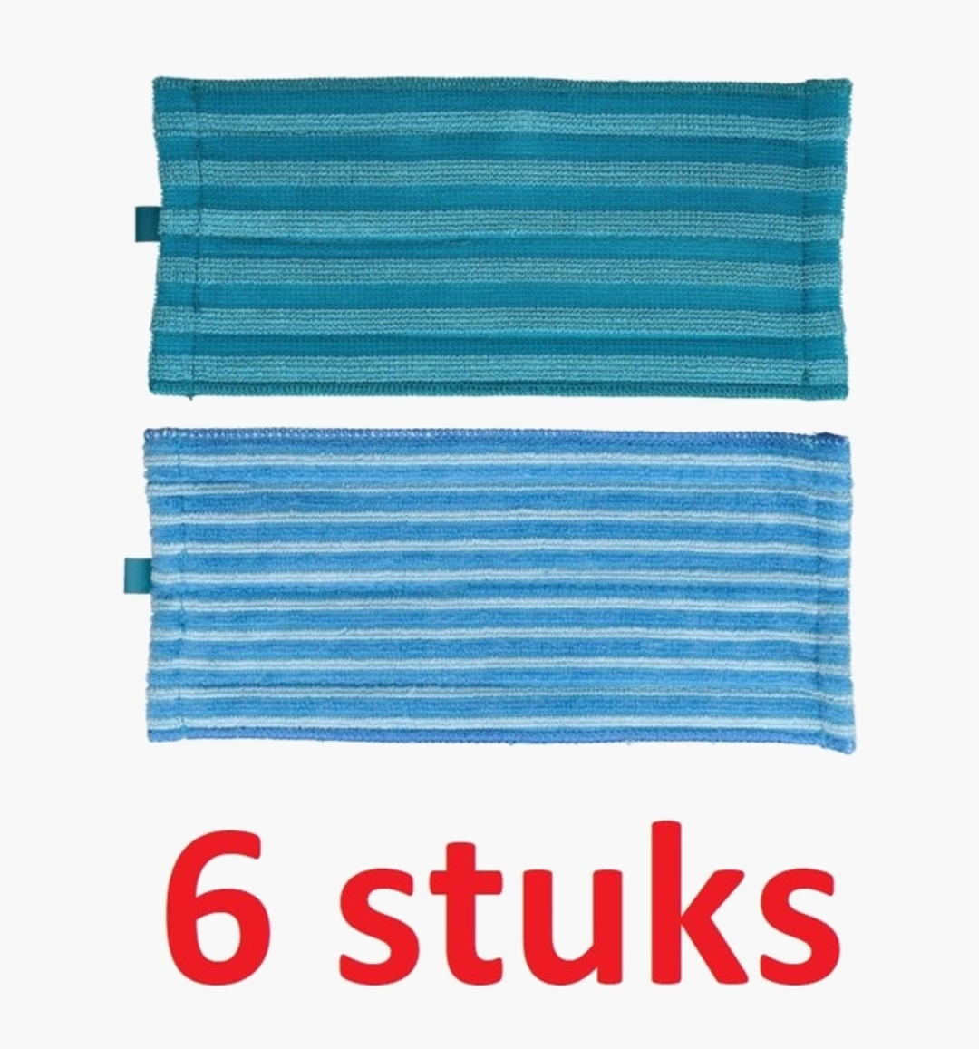 6x Microvezel Dweilpad Philips PowerPro Aqua