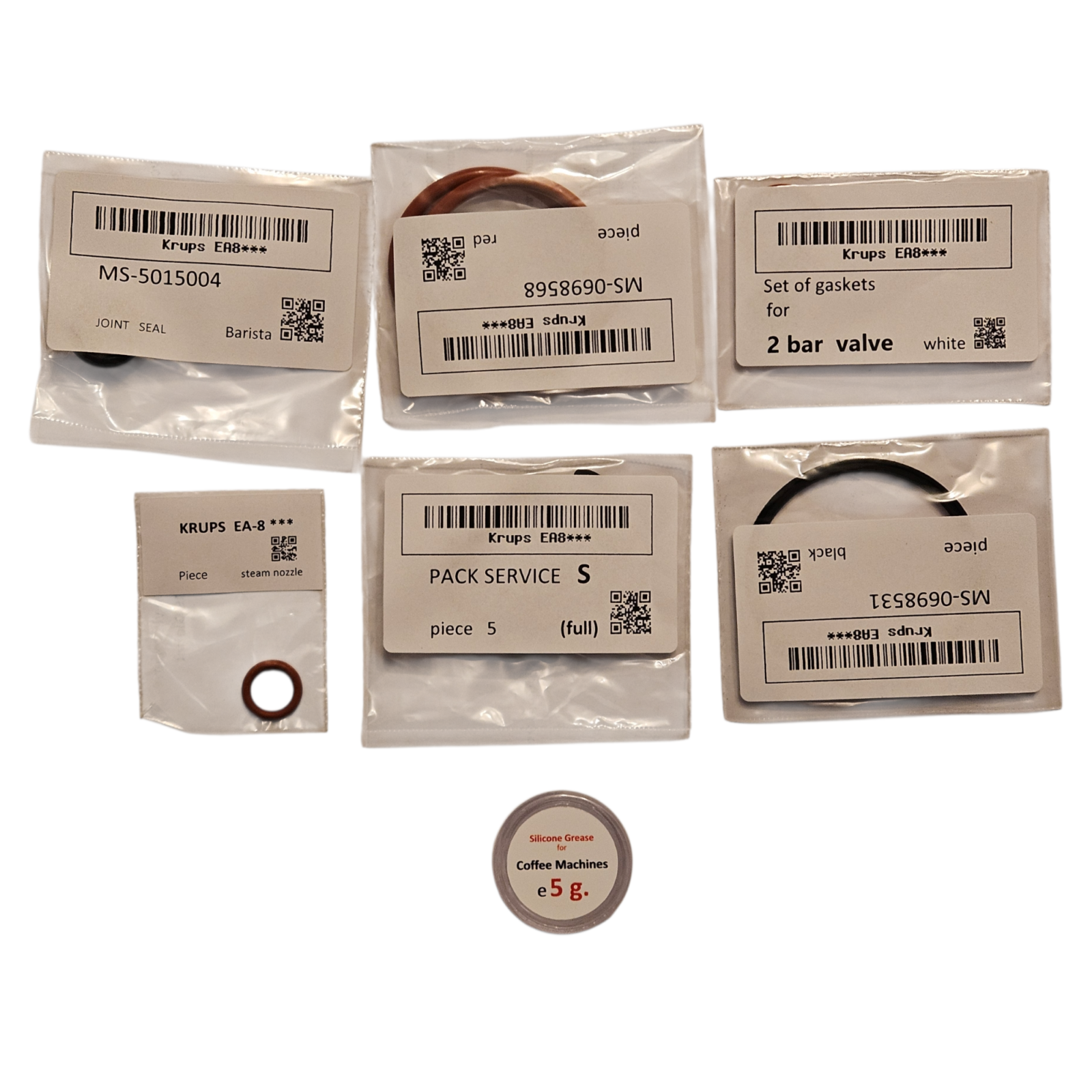 Krups reparatie set pakkingen O ring