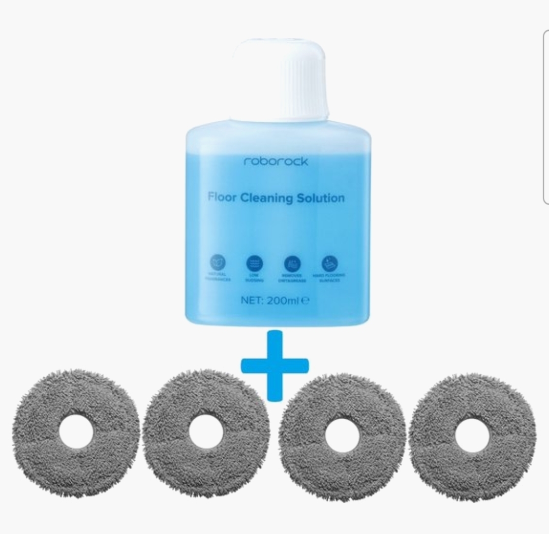 200 ml Roborock Liquid for floor cleaning Floor cleaning liquid concentrate For all floors Tiles, ceramic, laminate Naturally compatible with Roborock
