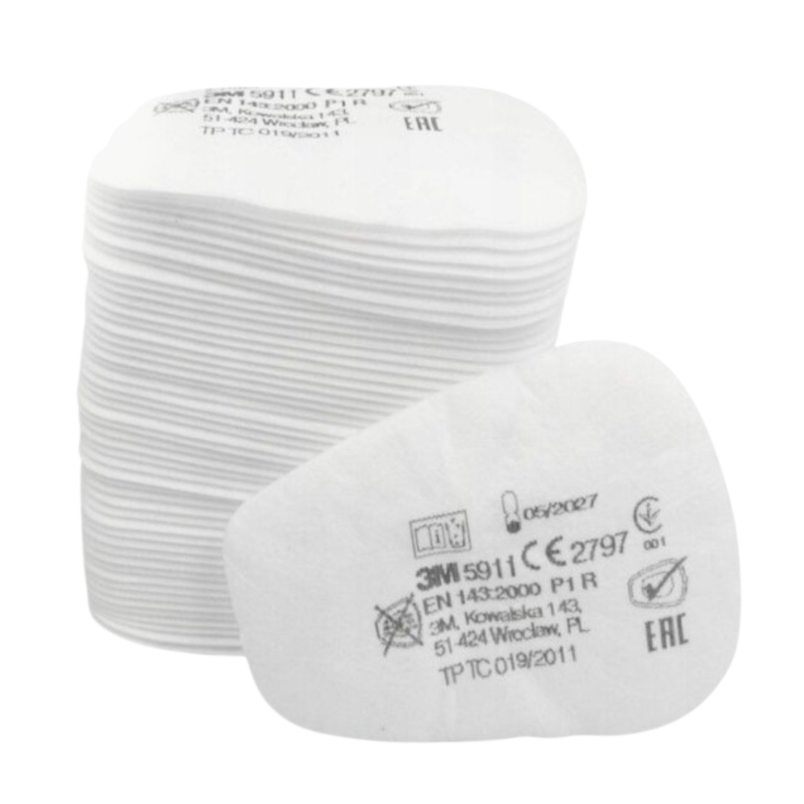 3M 5911 stoffilter P1 filter 10 stuks