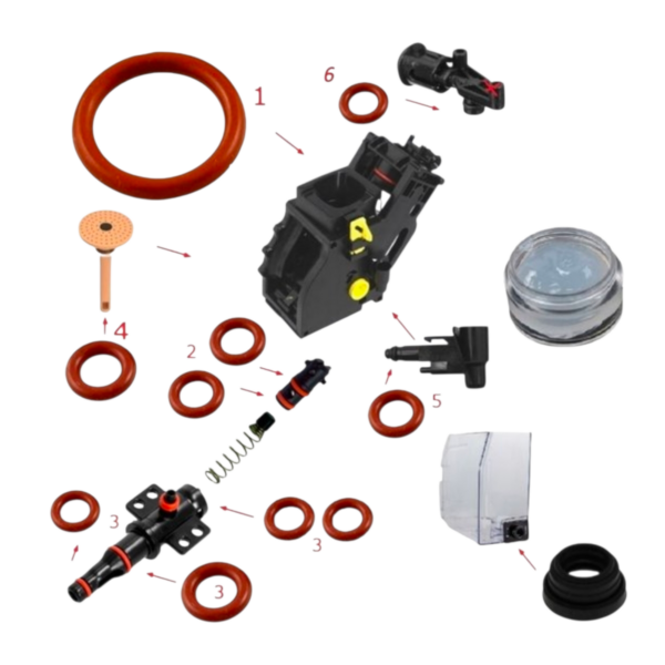 Pakkingen   reparatieset   oring   O ring voor koffiemachines Philips EP   Philips Saeco