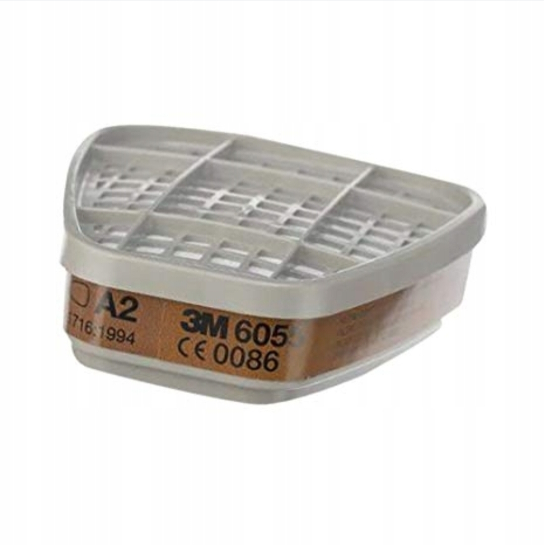 3M 6055 A2 origineel, Gas en Dampfilter, beschermt je tegen organische dampen, voor half en volgelaatsmaskers uit de 6000 en 7000 serie