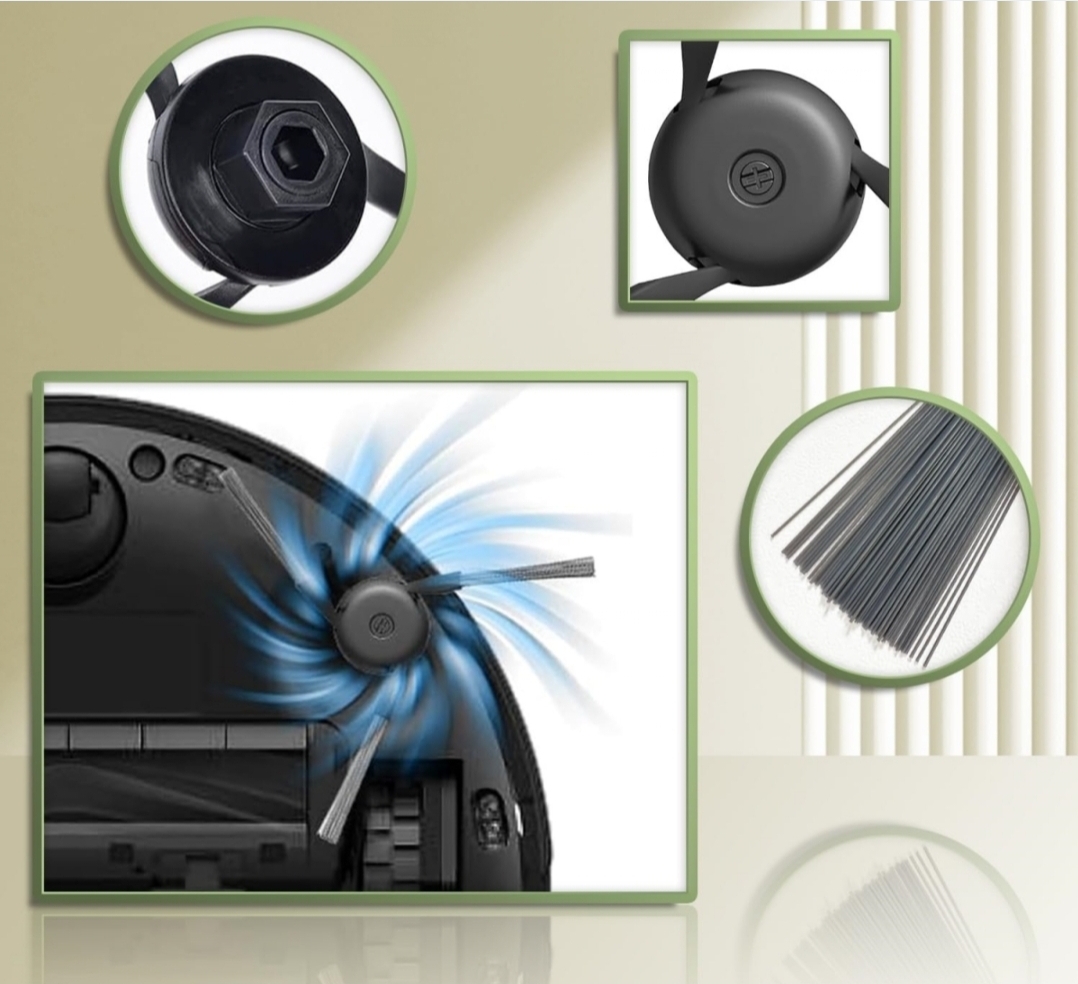 Zijborstels voor Dream X40/X50/L50 Ultra/MOVA P10 Pro Ultra/S30 Pro Ultra/ MOVA Z60 Ultra